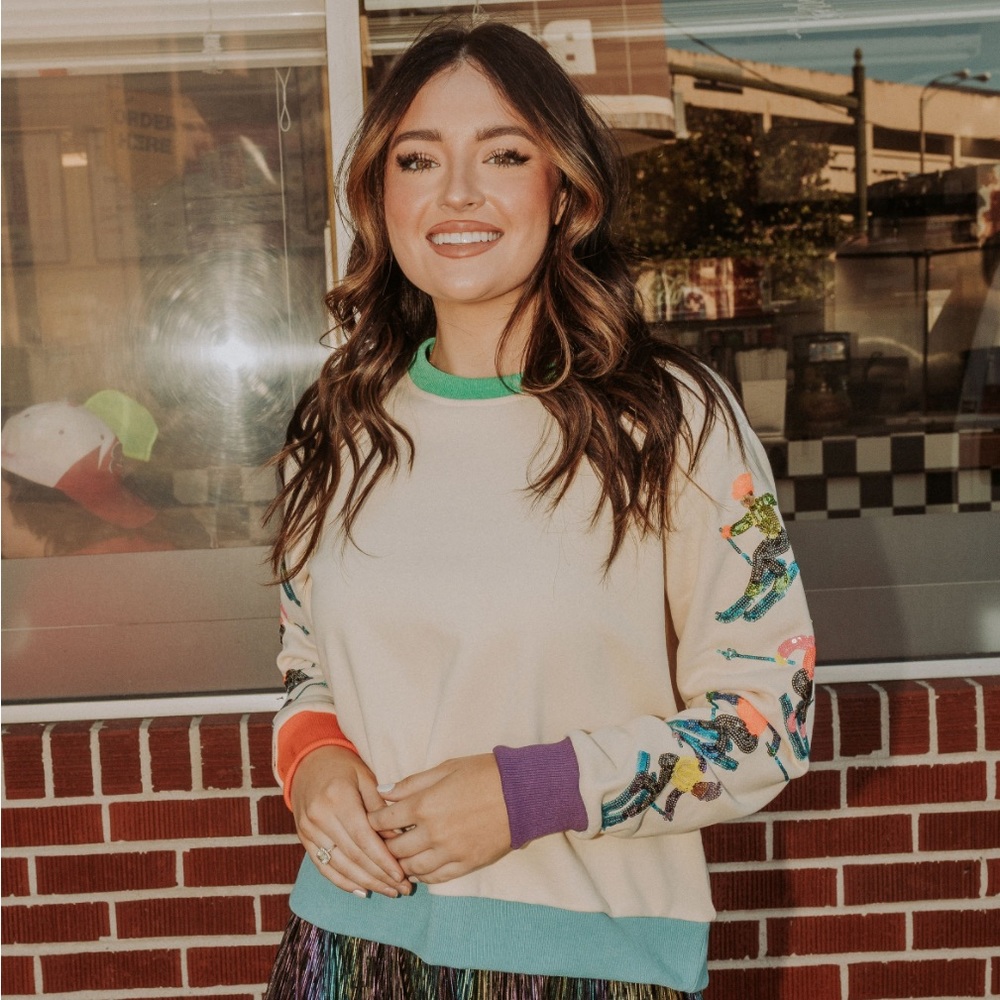 Queen of Sparkles Queen of the Slopes Sweatshirt